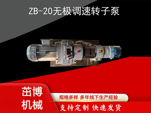 ZB-20无极调速转子泵