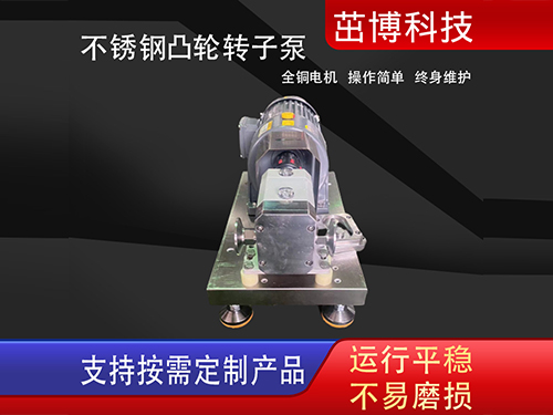 不锈钢凸轮转子泵